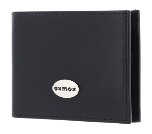 Oxmox Geldbörse Leder Leather RFID Protect Pocketbörse Pure Metal Round Black Oxmox Geldbörse Leder Leather RFID Protect Pocketbörse Pure Metal Round Black von Oxmox