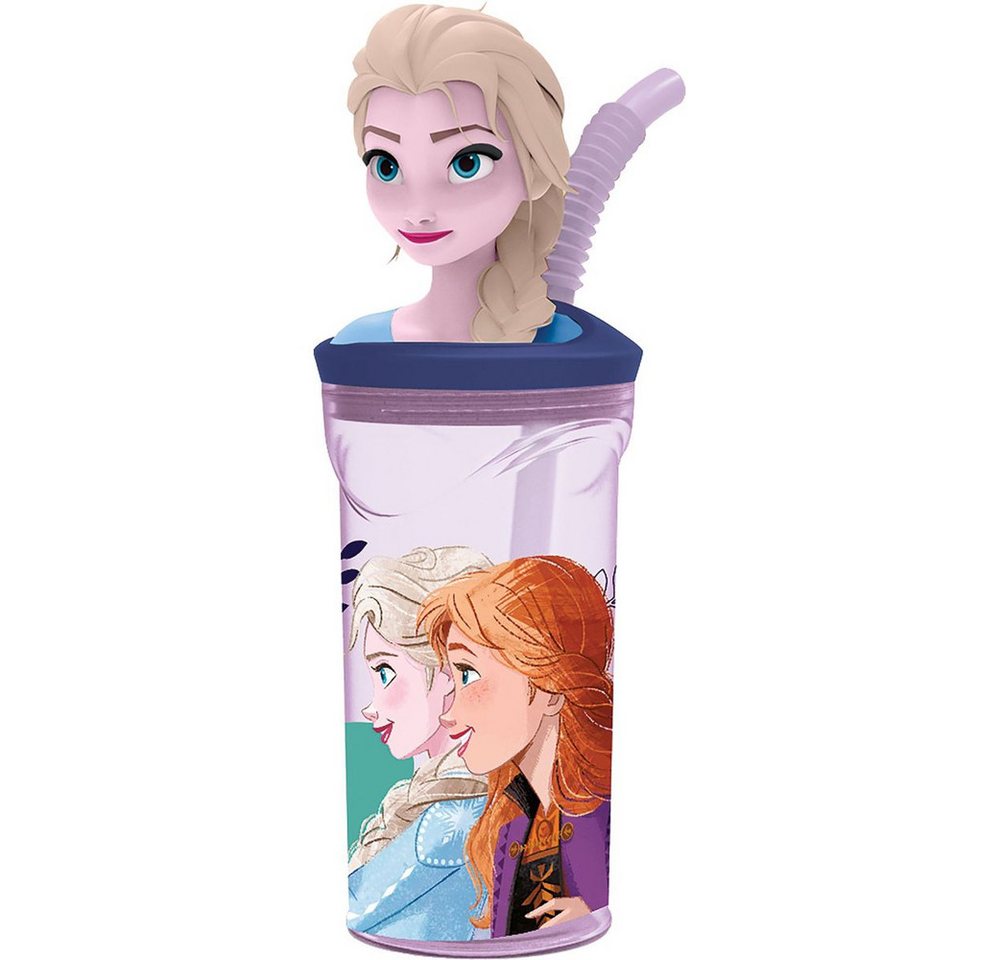 p:os Kinderbecher Die Eiskönigin - Trinkbecher mit Trinkhalm - ca. 360 ml, Kunststoff p:os Kinderbecher Die Eiskönigin - Trinkbecher mit Trinkhalm - ca. 360 ml, Kunststoff von p:os