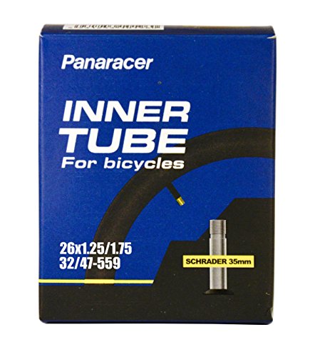 Panaracer Fahrradschlauch, Autoventil, viele Verschiedene Größen, 35–48–60 mm Ventile, Single oder Zwei Pack, Unisex, 1 Stück Panaracer Fahrradschlauch, Autoventil, viele Verschiedene Größen, 35–48–60 mm Ventile, Single oder Zwei Pack, Unisex, 1 Stück von panaracer