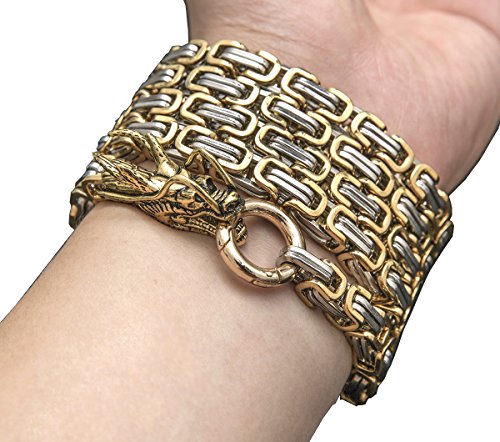 penixon volle Stahl Selbstverteidigung Hand Armband Kette (Golden) von penixon