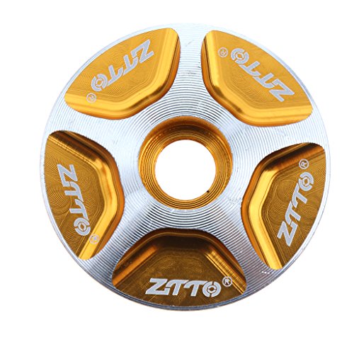 Perfeclan MTB Headset Ahead Kappe Abdeckung 1 1/8 '', Gold Perfeclan MTB Headset Ahead Kappe Abdeckung 1 1/8 '', Gold von Perfeclan