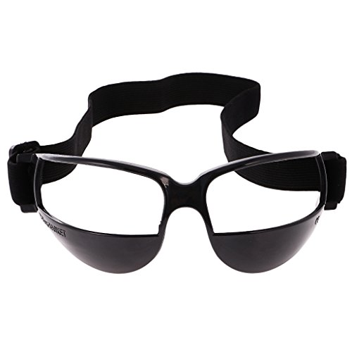 Perfeclan Dribbeln Brille Trainingsbrille Dribbelbrille Trainingsgerä, 1pcs Schwarz von Perfeclan