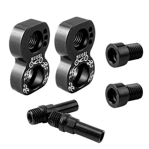 perfeclan Fahrrad Bremsen Adapter V Brake Konverter 42 x 22 x 10 mm - Schwarz von Perfeclan