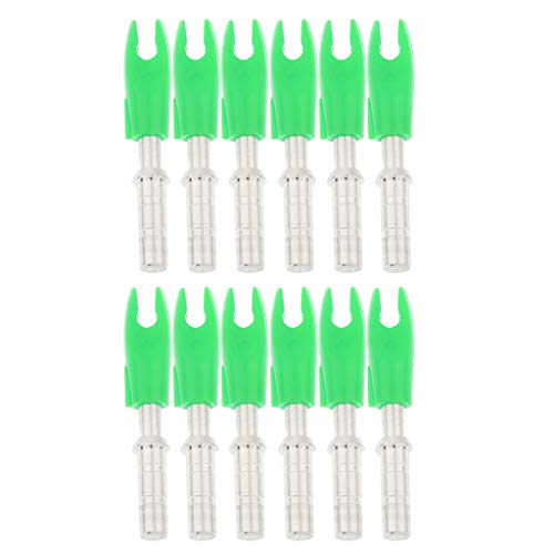 perfk 12 x 4.2mm Bogenschiessen Kunststoffnocke, grün, Grün perfk 12 x 4.2mm Bogenschiessen Kunststoffnocke, grün, Grün von perfk