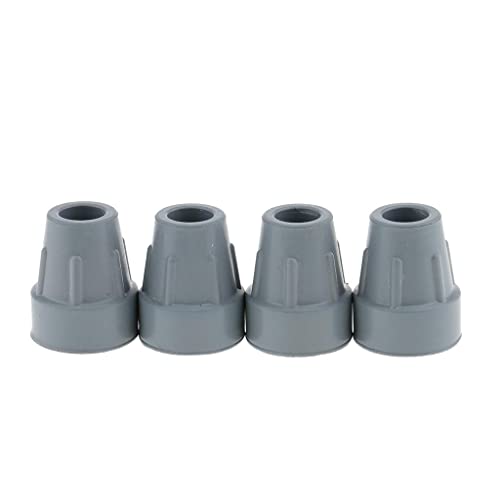 perfk 4pcs Anti Rutsch Gehstock Tipp Beschützer Gummi Krücke Tipps Kornstock Pad von perfk