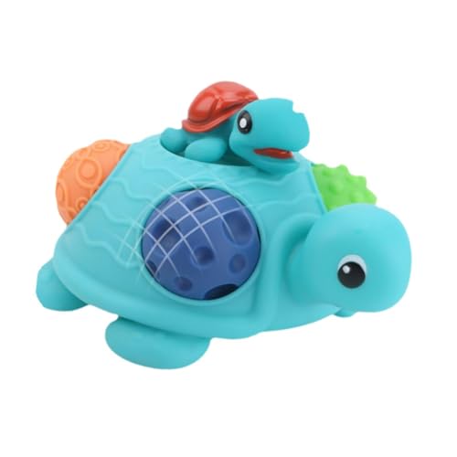 perfk Aktivitätsball Montessori-Spielzeug, Früherziehung, Farberkennung, sensorisches Spielzeug, Baby-Beschäftigungsball für Kinder, Säuglinge und, Meeresschildkröte von perfk