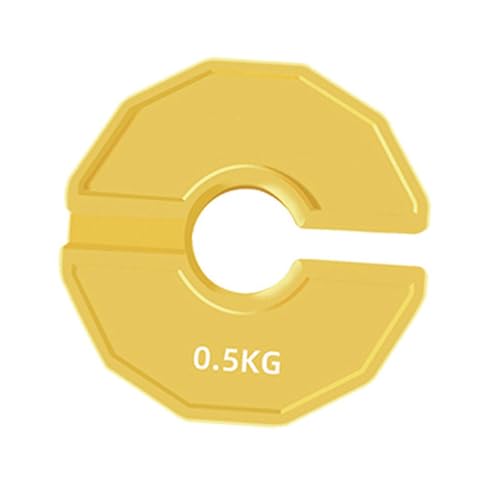perfk Dumbbell Fractional Weight Plate Fitnessstudio versorgt praktische Verwendung kompakter -Wechsel-Gewichtsplatte für Micro-Beladung Bodybuilder, Gelb, 0.5 Kg perfk Dumbbell Fractional Weight Plate Fitnessstudio versorgt praktische Verwendung kompakter -Wechsel-Gewichtsplatte für Micro-Beladung Bodybuilder, Gelb, 0.5 Kg von perfk