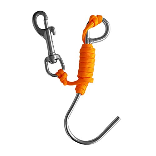 perfk Riffhaken Stömungshaken Singlehaken zum Tauchen, Orange, wie beschrieben perfk Riffhaken Stömungshaken Singlehaken zum Tauchen, Orange, wie beschrieben von perfk