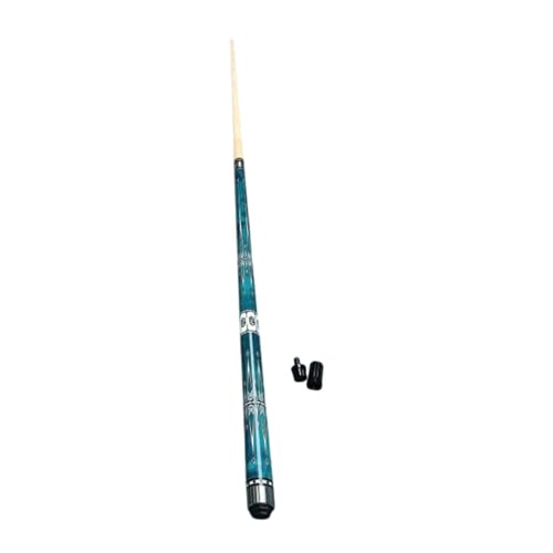 perfk Holz-Pool-Queue-Stick, 13 mm Spitze, 2 Abschnitte, Premium-Länge, 144,5 cm, tragbarer Billard-Pool-Stick, 1/2 geteilter Billard-Queue zum Üben von perfk