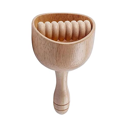 perfk Massage-Schwedenbecher aus Holz, multifunktional, tragbar, langlebig, Körperformungswerkzeug, leicht, für Trainer, Schultern, Waden, Arme, Mit Rollen18cmX9CM perfk Massage-Schwedenbecher aus Holz, multifunktional, tragbar, langlebig, Körperformungswerkzeug, leicht, für Trainer, Schultern, Waden, Arme, Mit Rollen18cmX9CM von perfk