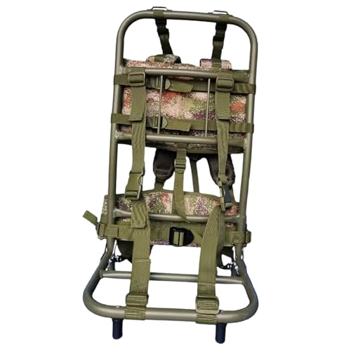 perfk Rahmen für schweren Rucksack, Faltbarer Taschenrahmen, Leichter Premium-Rucksack aus Aluminiumlegierung und Nylon für Campingausrüstung im Freien, Grün perfk Rahmen für schweren Rucksack, Faltbarer Taschenrahmen, Leichter Premium-Rucksack aus Aluminiumlegierung und Nylon für Campingausrüstung im Freien, Grün von perfk