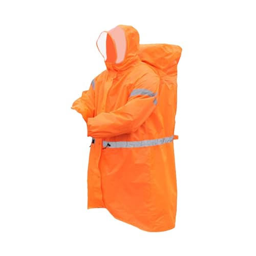perfk Rucksack-Poncho, wasserdicht, Regenponcho mit Kapuze, für Herren und Damen, tragbar, für Erwachsene, Outdoor-Aktivitäten, Reisen, Winddicht, Wandern, m perfk Rucksack-Poncho, wasserdicht, Regenponcho mit Kapuze, für Herren und Damen, tragbar, für Erwachsene, Outdoor-Aktivitäten, Reisen, Winddicht, Wandern, m von perfk
