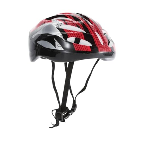 perfk Skateboard-Helm, Fahrradhelm, schlagfest, bequemer Fahrradhelm, Rollschuhhelm für Inlineskaten im Freien, Rot perfk Skateboard-Helm, Fahrradhelm, schlagfest, bequemer Fahrradhelm, Rollschuhhelm für Inlineskaten im Freien, Rot von perfk