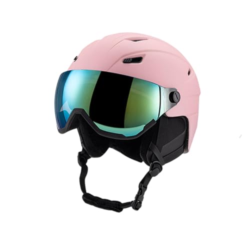 perfk Skihelm Snowboardhelm PP-Schale Schlagfestigkeit Schützende Kopfbedeckung Schneehelm für Outdoor-Wintersportler Männer Jugend, 61 bis 63 cm von perfk