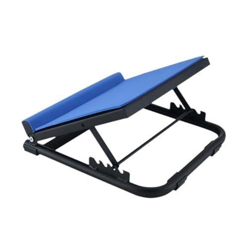 perfk Slant Board Calf Board Foot Rest Anti Slip Oberfläche Einstellbare Höhenhöhe Neigungsscheibe für das Trainingshaus Fitnessstudio, Blau von perfk