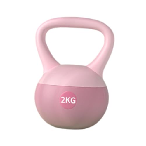 perfk Soft Kettlebell Krafttraining Kettlebell Workout Rutschfestes Körpertraining Sportgerät Fitness Kettlebell zum Heben der Hüften, Rosa von perfk