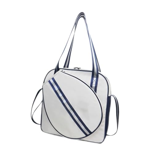 perfk Tennis-Einkaufstasche, Umhängetasche, Outdoor, Erwachsene, Sport, mit Schultergurt, Mehrzweck-Schläger-Tragetasche, Schlägertasche, Handtasche von perfk