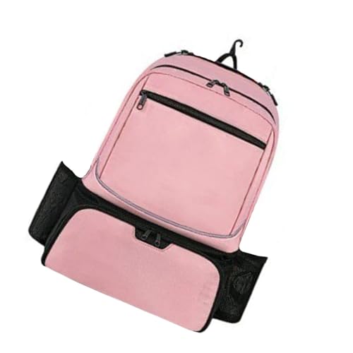 perfk Tennis-Rucksack, Pickleball-Tasche, große Outdoor-Sporttasche, leichte Schläger-Tragetasche, Pickleball-Rucksack, Tennisschläger-Tasche, Rosa von perfk