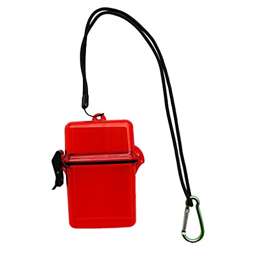 perfk Diving Waterproof Dry Storage Box, schwimmende Box zum Schutz von Smartphones elektrische Artikel für Scuba Schnorcheln Kajakfahren, Rot perfk Diving Waterproof Dry Storage Box, schwimmende Box zum Schutz von Smartphones elektrische Artikel für Scuba Schnorcheln Kajakfahren, Rot von perfk