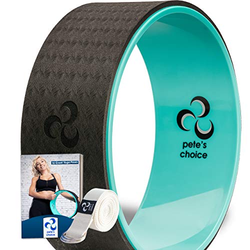 Yoga Rad mit eBook inklusive & Yogagurt - Bequem & langlebiges Yoga-Zubehör I Yoga Wheel für mehr Flexibilität I Idealer Rückendehner Yoga Rad mit eBook inklusive & Yogagurt - Bequem & langlebiges Yoga-Zubehör I Yoga Wheel für mehr Flexibilität I Idealer Rückendehner von pete's choice