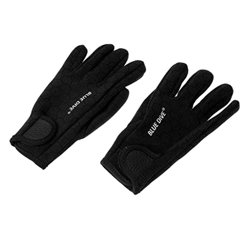 pistro 1 Paar Neopren-Neopren-Handschuhe, 1,5 mm, 5-Finger-Handschuhe, Tauchen, Surfen, Schwarz, Größe S pistro 1 Paar Neopren-Neopren-Handschuhe, 1,5 mm, 5-Finger-Handschuhe, Tauchen, Surfen, Schwarz, Größe S von pistro