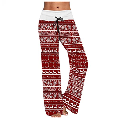 Leggings Damen Winter, Pitashe Jogginghose Damen Weihnachten Schneeflocke Sporthose High Waist Sports Pants Freizeithose Trainingshose mit Taschen Elastisch Bund Sweathose Lang Trousers Streetwear Leggings Damen Winter, Pitashe Jogginghose Damen Weihnachten Schneeflocke Sporthose High Waist Sports Pants Freizeithose Trainingshose mit Taschen Elastisch Bund Sweathose Lang Trousers Streetwear von pitashe_Bekleidung