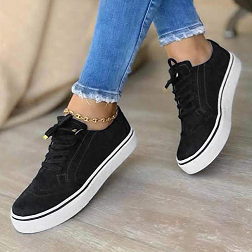 Pitashe Frauen Low-Cut Sneaker Canvas Flache Schuhe Frauen Beiläufige Schuhe Mode Damen Sommer Herbst Turnschuhe Walkingschuhe Turnschuhe Leicht Atmungsaktive Schuhen von pitashe_Bekleidung