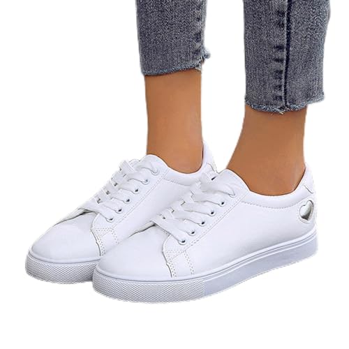 Pitashe Frauen Low-Cut Sneaker Canvas Flache Schuhe Frauen Beiläufige Schuhe Mode Damen Sommer Herbst Turnschuhe Walkingschuhe Turnschuhe Leicht Atmungsaktive Schuhen von pitashe_Bekleidung