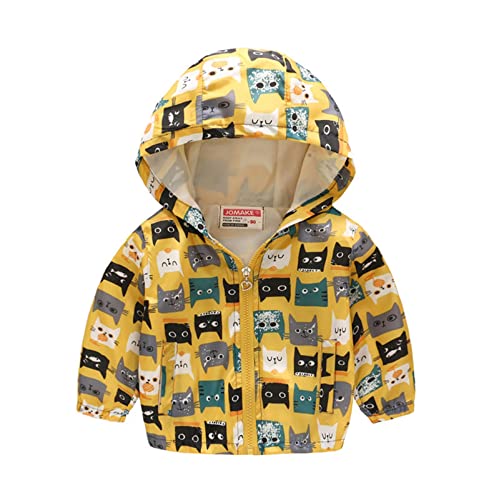 Regenmantel für Kinder Matschhose Kinder Regenjacke Outdoor Kleinkind Kinder Baby Jungen Mädchen Cartoon Dinosaurier Regenbogen Tarnung Reißverschluss Winddichte Jacke Mit Baby Overall 0 3 Monate von pitashe_Bekleidung