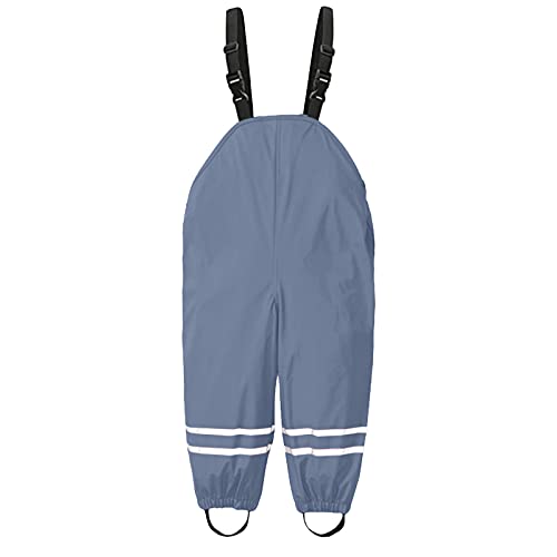 Regenmantel für Kinder Matschhose Kinder Regenjacke Outdoor Kleinkind Kinder Jungen Mädchen Regen Latzhose Winddicht Wasserdicht Schlamm Overall KleidungNylon Stilvoll und Schirm Kinder Rot a130 von pitashe_Bekleidung