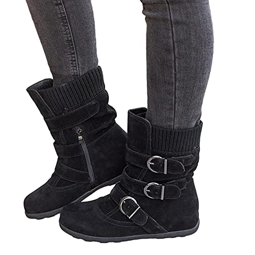 overknees Stiefel Damen, Stiefel Damen mit Absatz, Leder Stiefeletten Damen mit Absatz, Bunte Stiefel mit Lederschnalle Komfort Spleißmuster Kurze Stiefel Herbst Winter Schuhe Enegant Party Schuhe overknees Stiefel Damen, Stiefel Damen mit Absatz, Leder Stiefeletten Damen mit Absatz, Bunte Stiefel mit Lederschnalle Komfort Spleißmuster Kurze Stiefel Herbst Winter Schuhe Enegant Party Schuhe von pitashe_Bekleidung