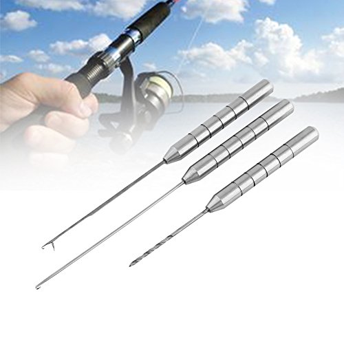 3 in 1 Ködernadeln Karpfen Angeln Köder, Fish Drill Tackle Rigging Tool Kit,Baiting Needle Set Karpfenangeln Ködernadel Werkzeug Set Aluminiumlegierung Fischköder Nadel Set Für Die Herstellung 3 in 1 Ködernadeln Karpfen Angeln Köder, Fish Drill Tackle Rigging Tool Kit,Baiting Needle Set Karpfenangeln Ködernadel Werkzeug Set Aluminiumlegierung Fischköder Nadel Set Für Die Herstellung von plplaaoo