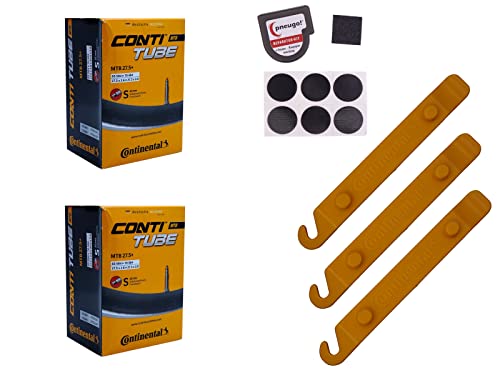 2X Fahrradschlauch Continental 27.5 Zoll Sclaverand 65-584/70-584 +Reifenheber 2X Fahrradschlauch Continental 27.5 Zoll Sclaverand 65-584/70-584 +Reifenheber von pneugo!