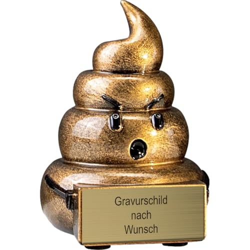 pokal-fabrik.de - witziger Pokal mit Gravur Wunschtext in Gold 9,5 cm- personalisierte Trophäe für den Loser/Verlierer - lustige Geschenke - Deko-Emoji in groß - Trost-Geschenk pokal-fabrik.de - witziger Pokal mit Gravur Wunschtext in Gold 9,5 cm- personalisierte Trophäe für den Loser/Verlierer - lustige Geschenke - Deko-Emoji in groß - Trost-Geschenk von pokal-fabrik.de