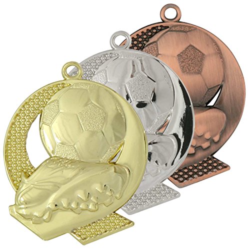 pokalspezialist 10 Stück Medaille ELIN Fußball Motiv Silber pokalspezialist 10 Stück Medaille ELIN Fußball Motiv Silber von pokalspezialist