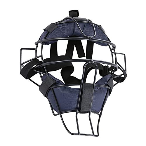pologmase Softball-Gesichtsschutz - Verstellbare Softball Catchers Gear,Strapazierfähiger und sicherer Fielder-Kopfschutz mit weitem Sichtfeld. Leichter und bequemer Anzug für alle Altersgruppen von pologmase