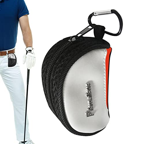 pologmase TeeGolf Bauchtasche, Aufbewahrung für Golfball – Aufbewahrungstasche für Gürtel, Größe für Tees und Golfbälle, tragbare Aufbewahrung von pologmase