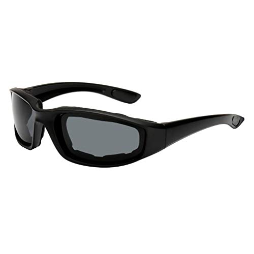 prasku Motorradbrille Brille, Gepolsterte Motorradbrille PC Rahmen UV400, Grau prasku Motorradbrille Brille, Gepolsterte Motorradbrille PC Rahmen UV400, Grau von prasku