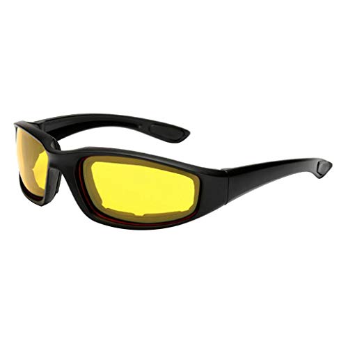 prasku Motorradbrille Brille, Gepolsterte Motorradbrille PC Rahmen UV400, Gelb prasku Motorradbrille Brille, Gepolsterte Motorradbrille PC Rahmen UV400, Gelb von prasku
