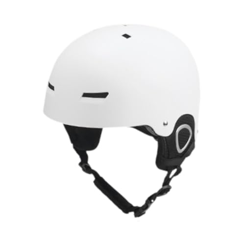 predolo Helm für Wintersport und Skateboarding, geeignet für Erwachsene, White L von predolo