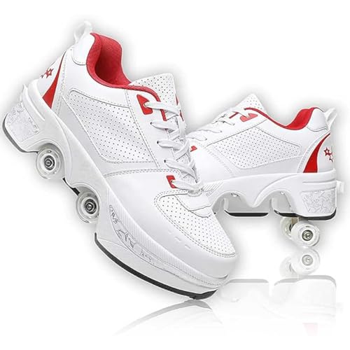 preyrocbirds Schuhe mit Rollen für mädchen, Schuhe Rollschuhe, Skateboardschuhe für mädchen Jungen, Roller Schuhe Verstecktes Rollen, Multifunktionale 4 Rad Schuhe für Männer Frauen und Kinder preyrocbirds Schuhe mit Rollen für mädchen, Schuhe Rollschuhe, Skateboardschuhe für mädchen Jungen, Roller Schuhe Verstecktes Rollen, Multifunktionale 4 Rad Schuhe für Männer Frauen und Kinder von preyrocbirds