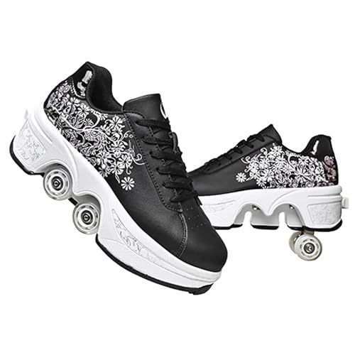 preyrocbirds Schuhe mit Rollen für mädchen, Schuhe Rollschuhe, Skateboardschuhe für mädchen Jungen, Roller Schuhe Verstecktes Rollen, Multifunktionale 4 Rad Schuhe für Männer Frauen und Kinder preyrocbirds Schuhe mit Rollen für mädchen, Schuhe Rollschuhe, Skateboardschuhe für mädchen Jungen, Roller Schuhe Verstecktes Rollen, Multifunktionale 4 Rad Schuhe für Männer Frauen und Kinder von preyrocbirds