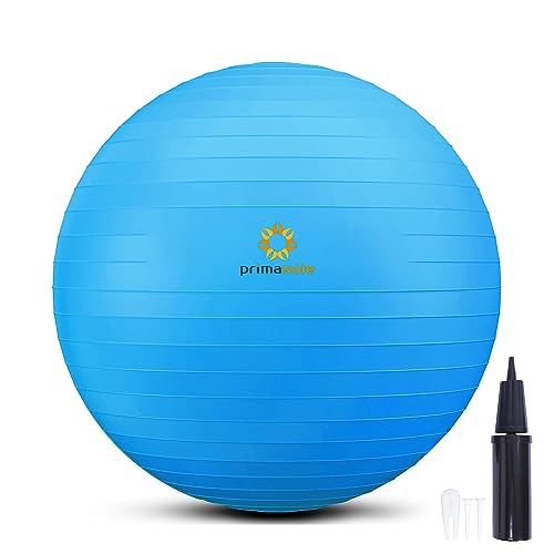 primasole Uni – Erwachsene Balance Ball Gymnastikball, Blau, 29.5 inch & 75 cm primasole Uni – Erwachsene Balance Ball Gymnastikball, Blau, 29.5 inch & 75 cm von primasole