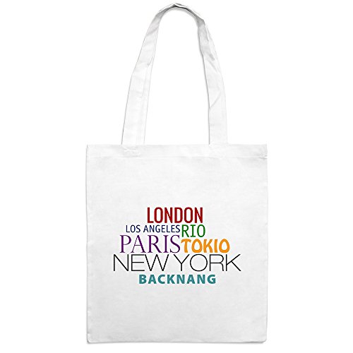 Jutebeutel mit Stadtnamen Backnang - Motiv Famous Cities in The World - Farbe weiß - Stoffbeutel, Jutesack, Hipster, Beutel Jutebeutel mit Stadtnamen Backnang - Motiv Famous Cities in The World - Farbe weiß - Stoffbeutel, Jutesack, Hipster, Beutel von printplanet