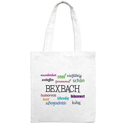 Jutebeutel mit Stadtnamen Bexbach - Motiv Positive Eigenschaften - Farbe weiß – Stoffbeutel, Jutesack, Hipster, Beutel Jutebeutel mit Stadtnamen Bexbach - Motiv Positive Eigenschaften - Farbe weiß – Stoffbeutel, Jutesack, Hipster, Beutel von printplanet