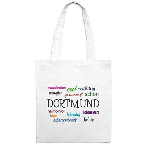 Jutebeutel mit Stadtnamen Dortmund - Motiv Positive Eigenschaften - Farbe weiß – Stoffbeutel, Jutesack, Hipster, Beutel Jutebeutel mit Stadtnamen Dortmund - Motiv Positive Eigenschaften - Farbe weiß – Stoffbeutel, Jutesack, Hipster, Beutel von printplanet