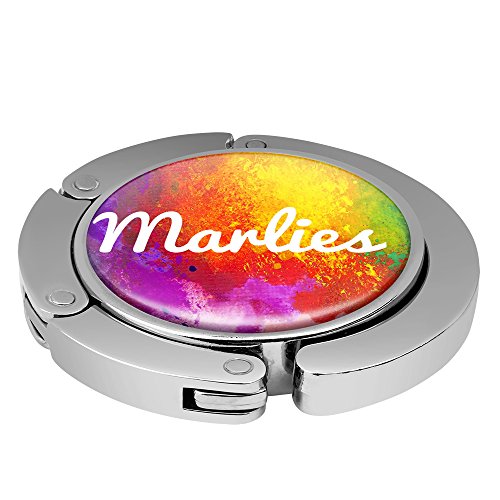 Taschenhalter Color Paint Personalisiert mit Namen Marlies printplanet Chrom von printplanet