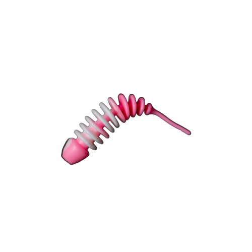 pro-bite DerMax 50 | Gummiköder/Forellenköder / 50mm | Aroma: Knoblauch / 100% recyclebar, frei von Giftstoffen und umweltverträglich/Made in Germany/Inhalt: 10 Köder/Farbe: Bubblegum/White pro-bite DerMax 50 | Gummiköder/Forellenköder / 50mm | Aroma: Knoblauch / 100% recyclebar, frei von Giftstoffen und umweltverträglich/Made in Germany/Inhalt: 10 Köder/Farbe: Bubblegum/White von pro-bite