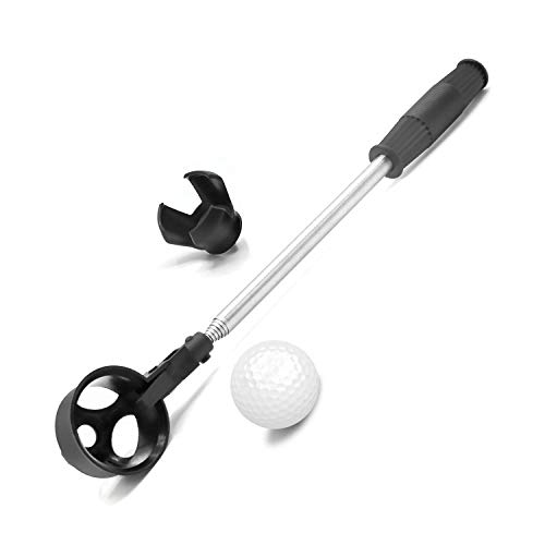 prowithlin Golfball-Retriever, rostfreier Teleskop Ballsammler für Wasser mit Golfball-Putter-Grabber-Klauen-Saugwerkzeug, Golfzubehör Golfgeschenk für Männer (1.83) prowithlin Golfball-Retriever, rostfreier Teleskop Ballsammler für Wasser mit Golfball-Putter-Grabber-Klauen-Saugwerkzeug, Golfzubehör Golfgeschenk für Männer (1.83) von prowithlin