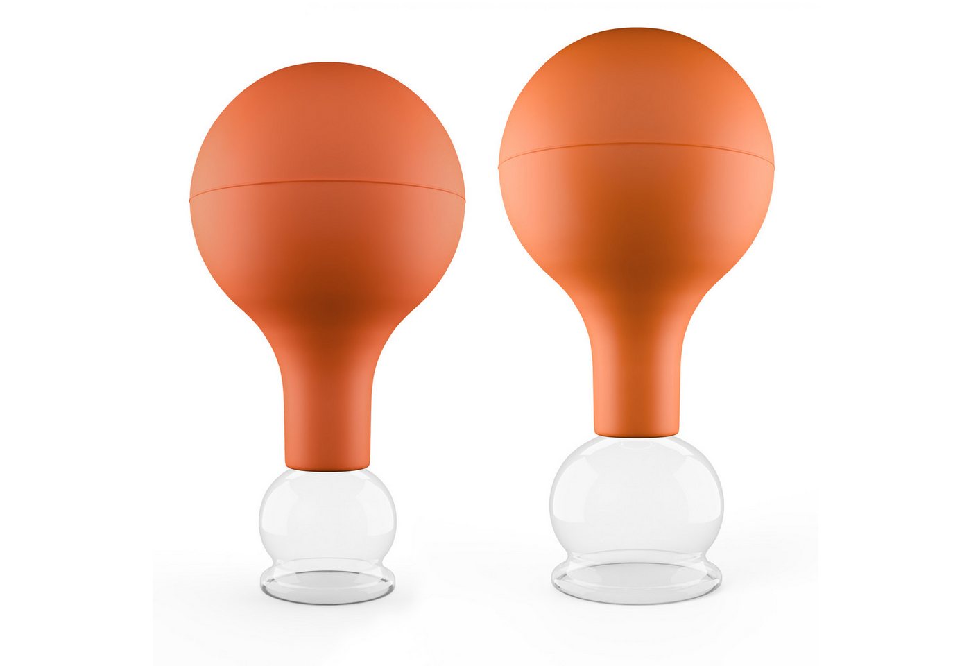 pulox Vakuum-Massager Schröpfgläser Set aus Echtglas 2 Stück 2,5cm und 3,2cm Braun pulox Vakuum-Massager Schröpfgläser Set aus Echtglas 2 Stück 2,5cm und 3,2cm Braun von pulox